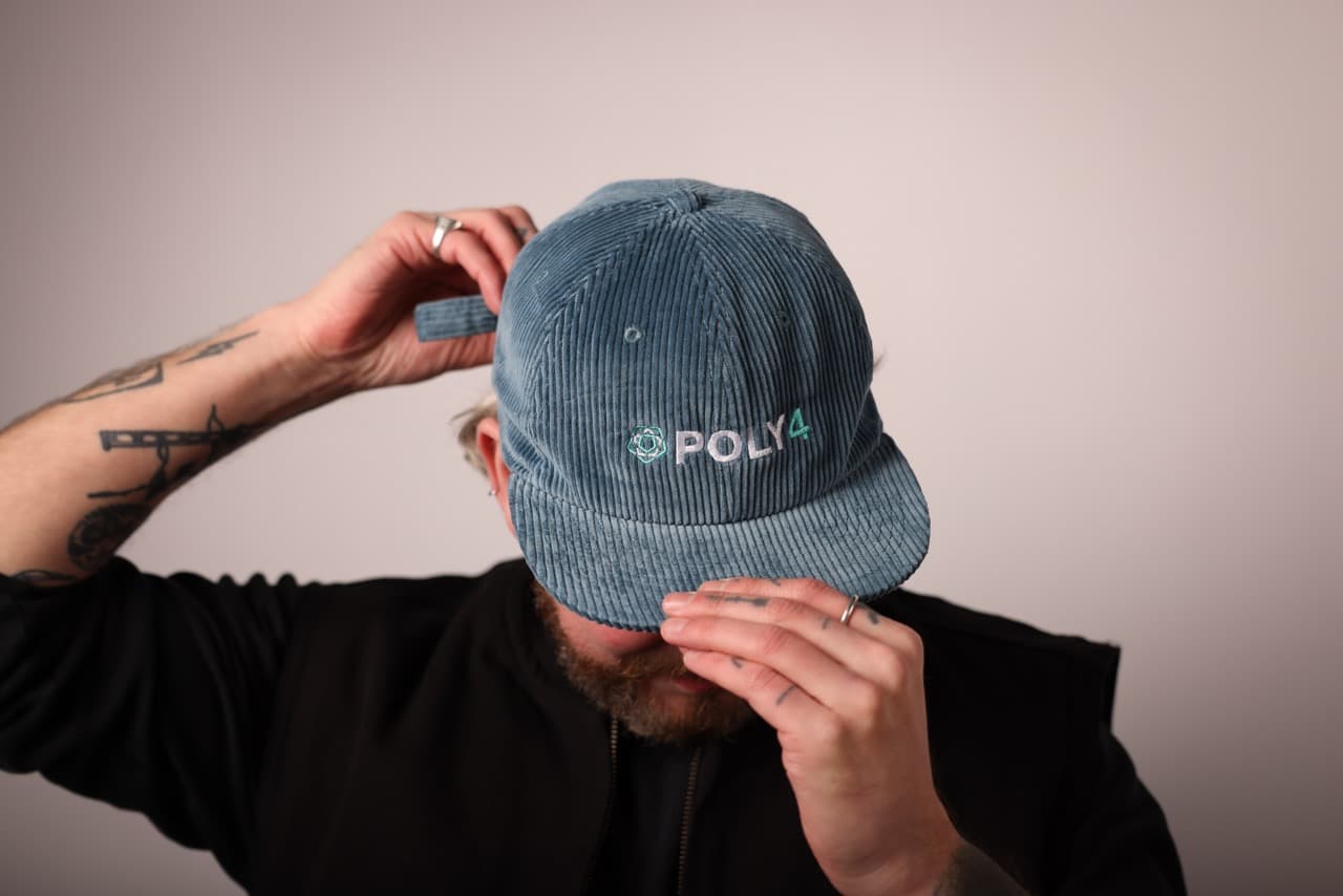 Branded employee swag designed for Poly4