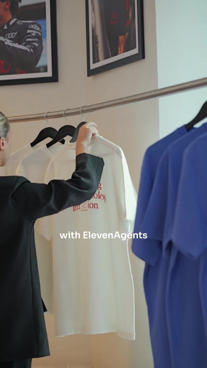 The ElevenLabs world tour pop-up shop.